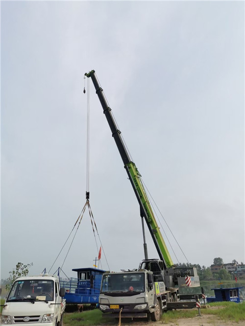 宜秀区桥梁建设吊装案例